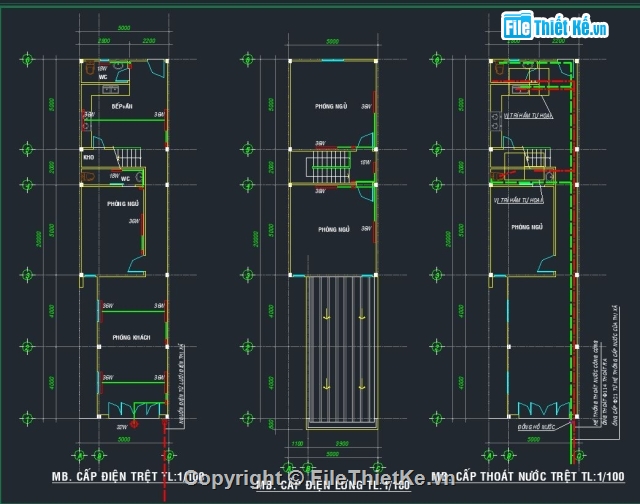 Bản vẽ,kiến trúc nhà,đầy đủ từ kiến trúc,nhà cấp 3 có gác,Bản vẽ kiến trúc nhà phố,kiến rúc