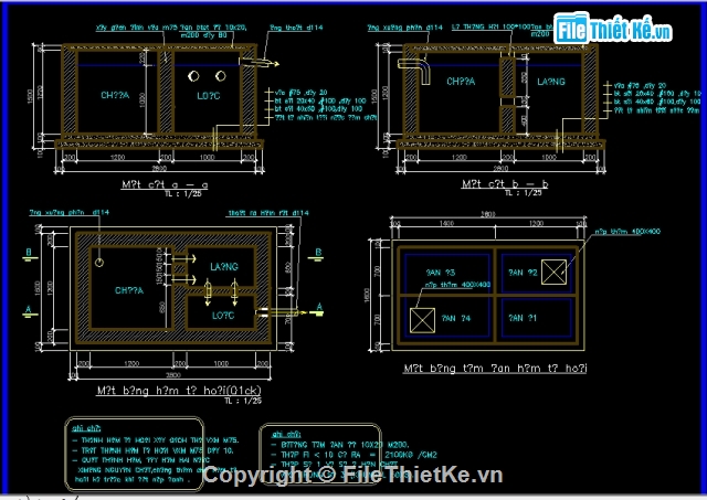 Nhà ở hiện đại,Nhà cấp 4,nhà dân kích thước 6 x 16.4m,full bản vẽ nhà 1 tầng