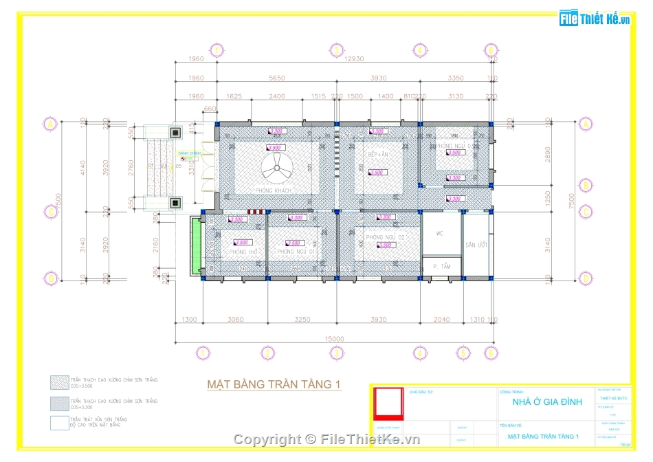 nhà cấp 4 mái nhật,bản vẽ nhà cấp 4,mẫu nhà cấp 4,nhà cấp 4 7.5x15m