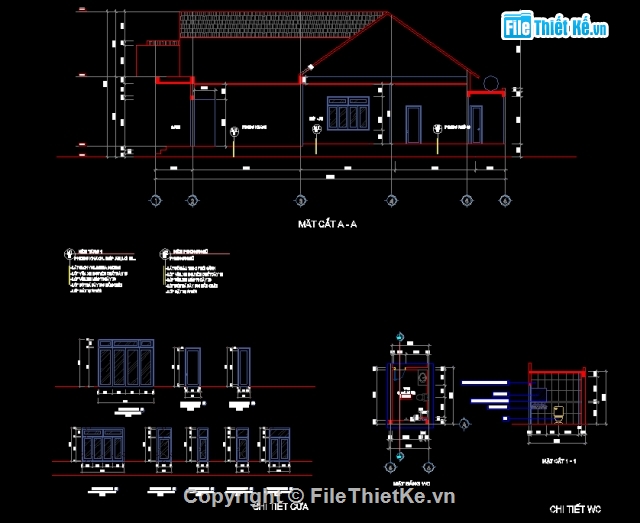 Biệt thự vườn 1 tầng 9.45x20m,Biệt thự vườn  9.45x20m,Nhà cấp IV  9.45x20m,nhà cấp 4 mái thái,Biệt thự vườn 1 tầng