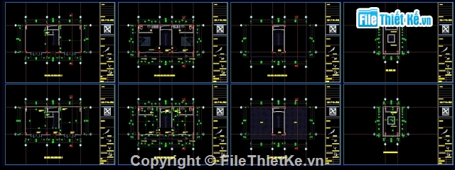 Bản vẽ nhà cho thuê 6 tầng,Bản vẽ nhà phố 6 tầng KT 5x10m,Bản vẽ nhà cho thuê 6 tầng kích thước 5x10m,file cad nhà 6 tầng