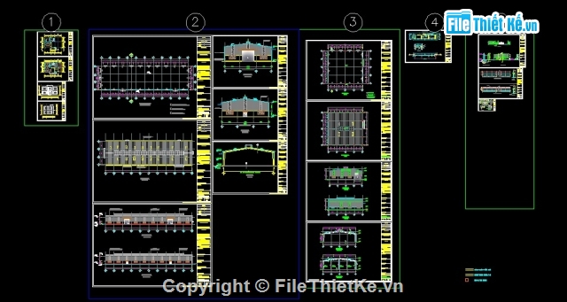 bản vẽ nhà công nghiệp,thiết kế nhà công nghiệp,nhà công nghiệp hưng thịnh