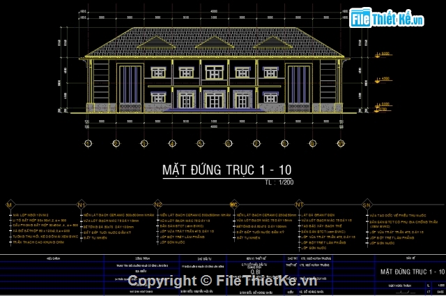 công trình nhà đa năng,Bản vẽ nhà nghỉ,Trung Tâm Điều Dưỡng,trung tâm điều dưỡng lâm đồng II,nhà đa năng,nhà sinh hoat chung