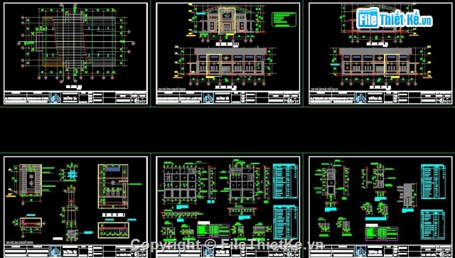 Nhà đa năng,CAD nhà đa năng,Bản vẽ nhà năng,Nhà đa năng trường học