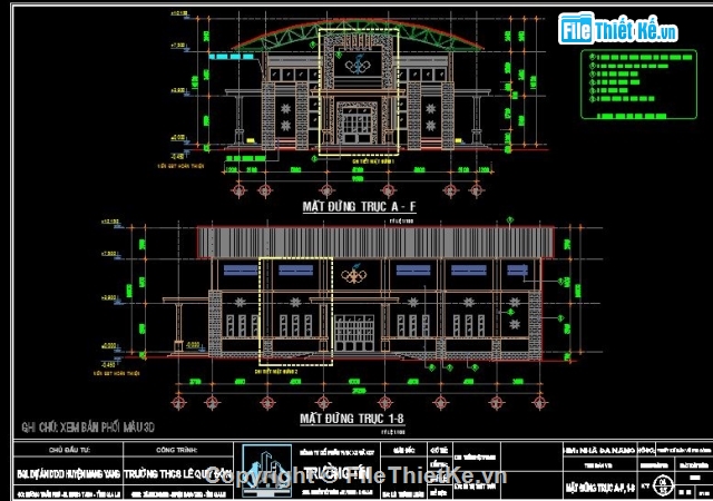 Nhà đa năng,CAD nhà đa năng,Bản vẽ nhà năng,Nhà đa năng trường học