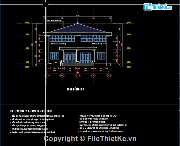 nhà đa năng trường THCS,nhà đa năng trường trung học,kiến trúc nhà đa năng,bản vẽ nhà đa năng