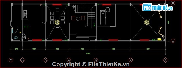 kiến trúc 3 tầng,kiến trúc 3 tầng 1 tum,điện nước nhà 3 tầng