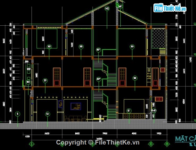 nhà kích thước 6 x 16m,nhà ở kết hợp nhà nghỉ,mẫu nhà đẹp