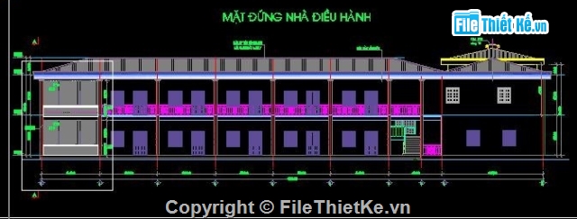 Nhà 2 tầng,nhà điều hành,nhà máy sản xuất thuốc tân dược,bản vẽ nhà điều hành