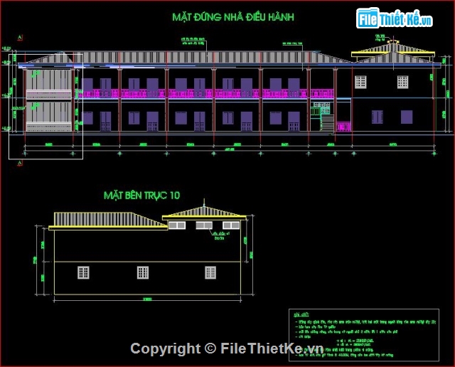 Nhà 2 tầng,nhà điều hành,nhà máy sản xuất thuốc tân dược,bản vẽ nhà điều hành