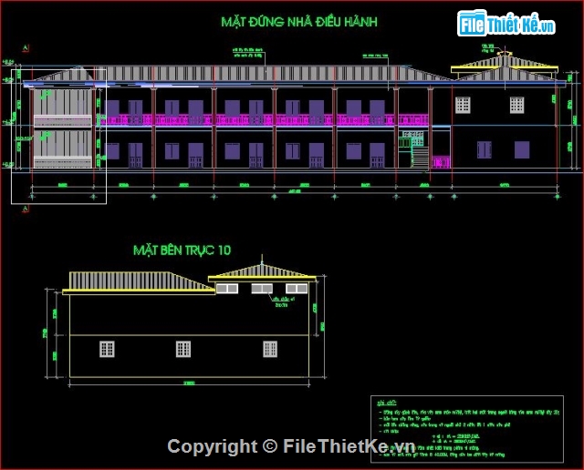 Nhà 2 tầng,nhà điều hành,nhà máy sản xuất thuốc tân dược,bản vẽ nhà điều hành