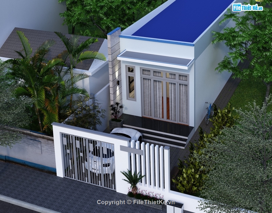 Bản vẽ nhà gác lửng 5x17,Bản vẽ nhà gác lửng,Bản vẽ nhà gác lửng đẹp