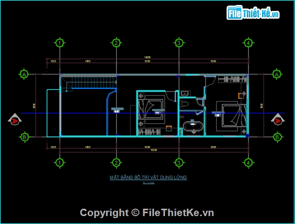 Bản vẽ nhà gác lửng đẹp,Bản vẽ nhà gác lửng 5x15,Bản vẽ nhà gác lửng hiện đại