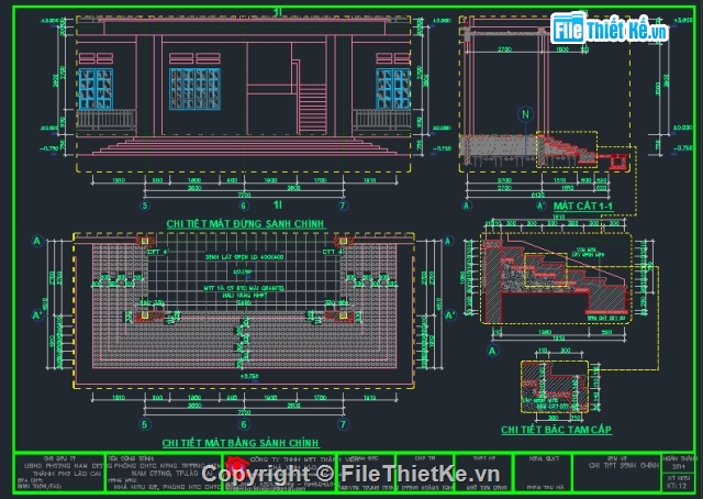 Trường mầm non 2 tầng,bản vẽ trường học 2 tầng,trường mầm non 2 tầng 17.82x36m,thiết kế trường mầm non 2 tầng