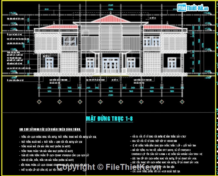 Nhà hiệu bộ,Bản vẽ nhà hiệu bộ,dự toán nhà hiệu bộ,kết cấu nhà hiệu bộ