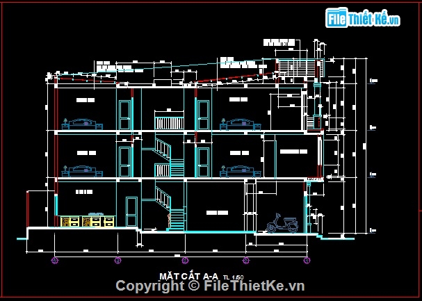 bản vẽ nhà liền kề 2.5 tầng,bản vẽ nhà liền kề đẹp,bản vẽ nhà liền kề 4.5x18m,thiết kế nhà liền kề