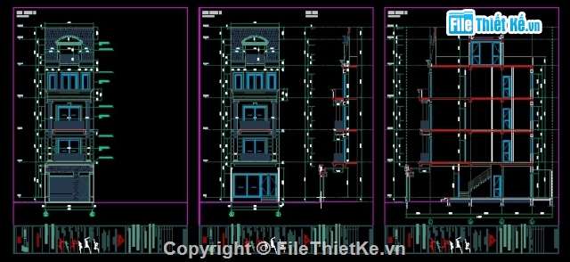 Bản vẽ nhà liền kề,bản vẽ thiết kế nhà liền kề,nhà 5 tầng,kiến trúc 5 tầng