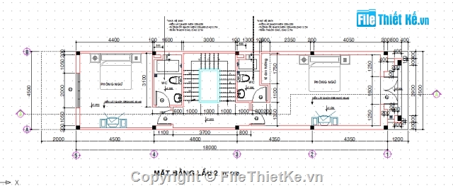 nhà 3 tầng,bản vẽ nhà phố,mặt tiền 4.5,4.5x18,bản vẽ nhà vườn