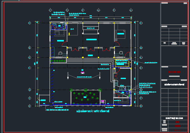 nhà cấp 4 đẹp,Autocad nhà cấp 4,Autocad nhà 5 gian,Nhà 6.8x16m,Thiết kế nhà 5 gian