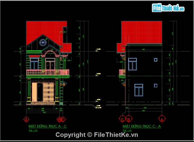 Bản vẽ,nhà mái,kiến trúc nhà,nhà mái thái,kiến trúc mái thái,kiến trúc nhà mái thái