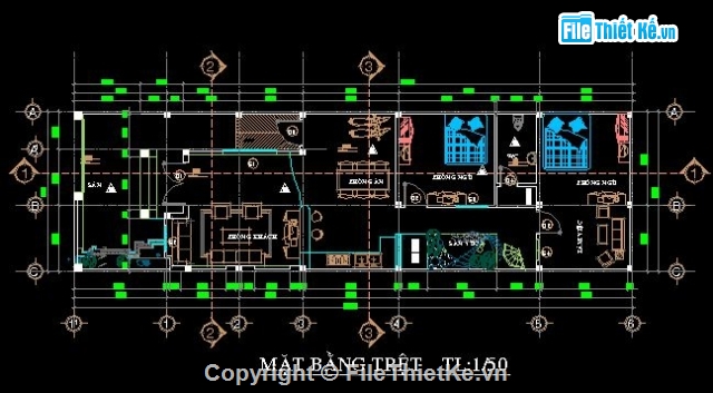 nhà kích thước 6 x 8.5m,1 tầng,Bản vẽ,nhà kích thước 6 x 18m,nhà 1 tầng,nhà kích thước 6 x 24m