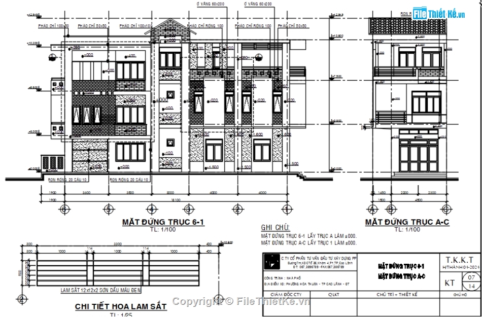 Bản vẽ nhà 3 tầng,nhà nhố 3 tầng,Bản vẽ nhà phố 3 tầng đẹp