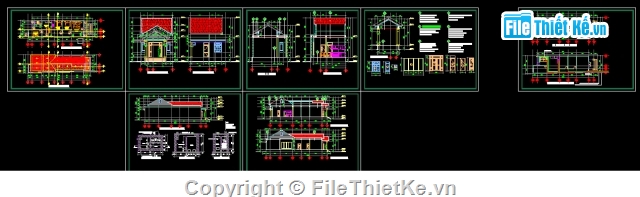 Bản vẽ mặt bằng,mặt bằng,Bản vẽ mặt đứng,nhà cấp 4 hiện đại,nhà cấp 4 mái thái,nhà cấp 4 dáng biệt thự