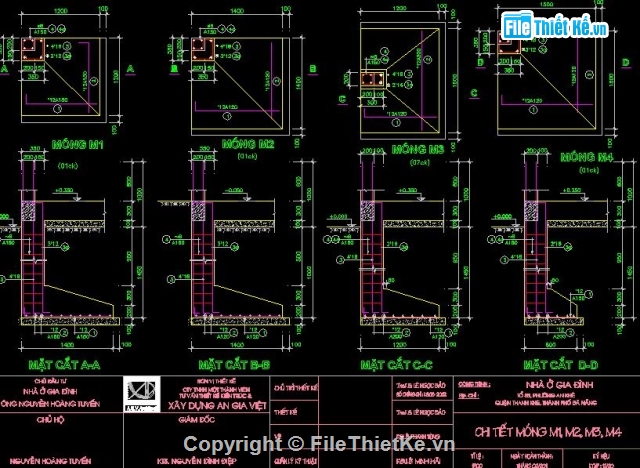 Nhà ở gia đình,nhà ở 8x17m,nhà 2 tầng mặt phố,bản vẽ nhà 2 tầng