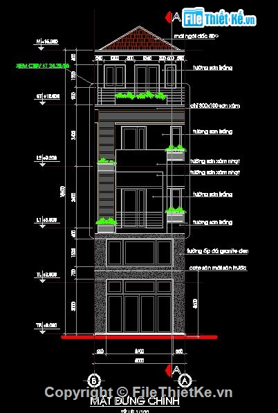 Nhà ở gia đình,Nhà 4 tầng đẹp,diện tích 5 x 20m