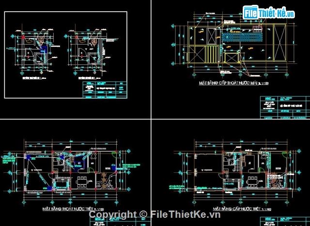 Bản vẽ nhà phố,Nhà phố 3 tầng,nhà 3 tầng có phối cảnh,nhà kích thước 7.4 x 17.8m