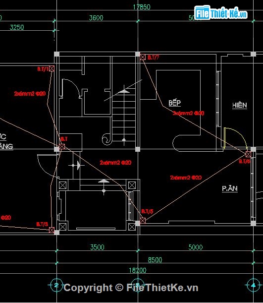 Bản vẽ nhà phố,Nhà phố 3 tầng,nhà 3 tầng có phối cảnh,nhà kích thước 7.4 x 17.8m