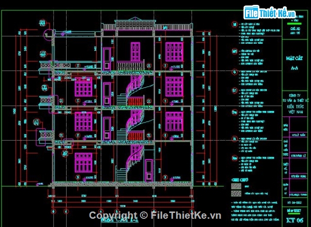 nhà 4 tầng,4 tầng,Bản vẽ nhà phố
