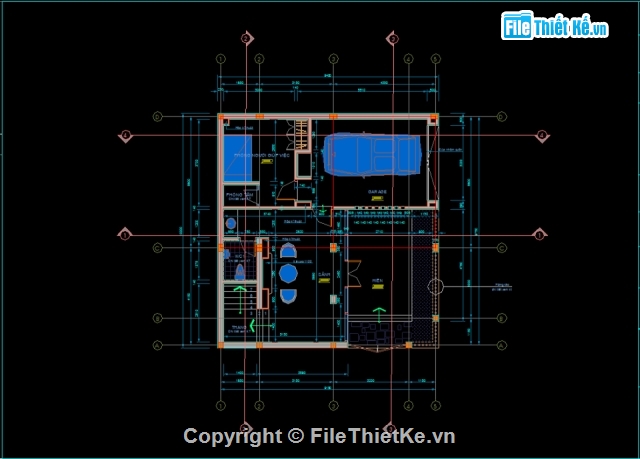 nhà phố 4 tầng 9x10m,Nhà phố 1 trệt 3 tầng 9.4x10m,nhà phố 4 tầng,bản vẽ nhà phố 4 tầng,Mẫu nhà phố 4 tầng