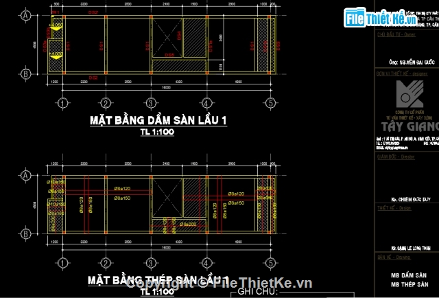 Bản vẽ nhà phố,nhà 2 tầng,nhà phố 2 tầng 4.5x16m
