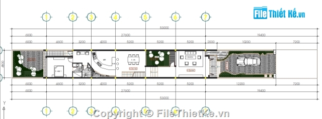 Bản vẽ nhà phố,nhà phố 2 tâng,2 tầng,bản vẽ,4.8x27.6m,mặt tiền 4.8m