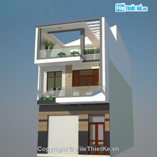 nhà phố 2 tầng,nhà 2 tầng cad,file cad nhà phố 2 tầng