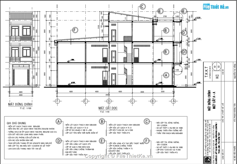 nhà phố 3 tầng,Bản vẽ nhà phố,Bản vẽ nhà 3 tầng