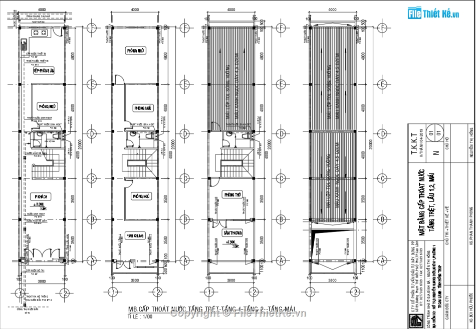 nhà phố 3 tầng,Bản vẽ nhà phố,Bản vẽ nhà 3 tầng