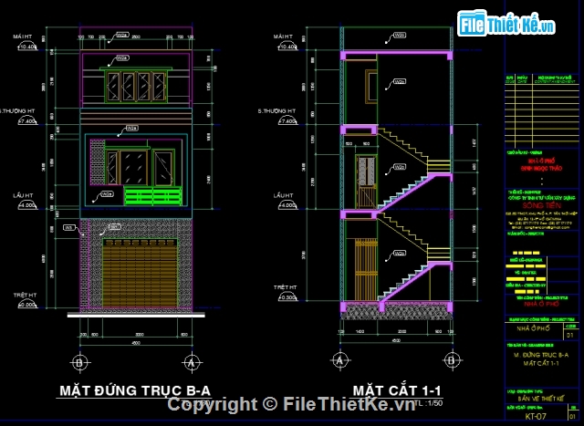 nhà phố 3 tầng,nhà phố 3 tầng 4.5x13.78m,Bản vẽ nhà phố 3 tầng,kiến trúc Nhà phố 3 tầng