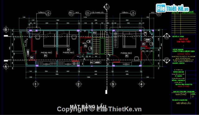 nhà phố 3 tầng,nhà phố 3 tầng 4.5x13.78m,Bản vẽ nhà phố 3 tầng,kiến trúc Nhà phố 3 tầng