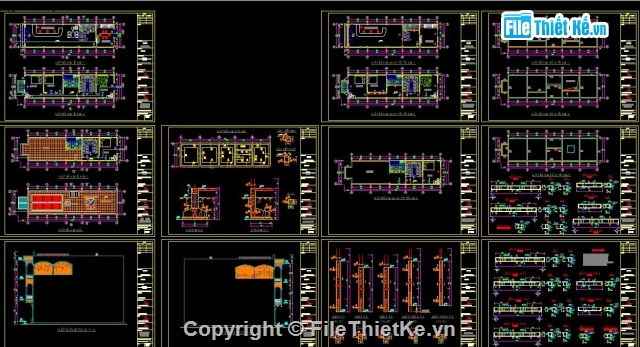 Nhà phố 3 tầng,Nhà phố 3 tầng 4.5x17m,CAD Nhà phố 3 tầng,bản vẽ nhà phố 3 tầng