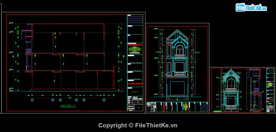 nhà phố 3 tầng,Nhà phố đẹp 3 tầng,file autocad nhà phố 3 tầng,bản vẽ nhà phố 3 tầng,nhà phố 3 tầng file cad