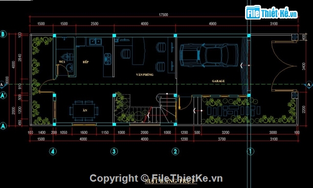 nhà phố 3 tầng,Bản vẽ nhà phố,CAD nhà phố 3 tầng,Mẫu nhà phố 3 tầng,bản vẽ nhà phố 3 tầng 6x17.5m