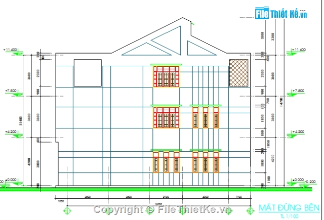 Bản vẽ nhà phố,nhà phố 3 tầng,6x17m,mặt tiền 6m,biệt thự 3 tầng,hồ sơ thiết kế nhà phố 3 tầng