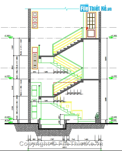 Bản vẽ nhà phố,nhà phố 3 tầng,6x17m,mặt tiền 6m,biệt thự 3 tầng,hồ sơ thiết kế nhà phố 3 tầng