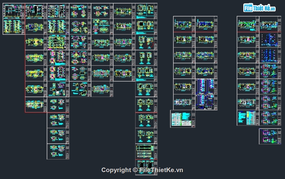 nhà phố kích thước 4x15m,autocad nhà phố 3 tầng,nhà phố 3 tầng,autocad nhà phố 3 tầng 4.3x15m