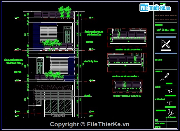Bản vẽ nhà phố 3 tầng,nhà phố 3 tầng,bản vẽ nhà phố