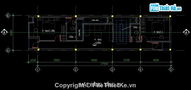 nhà phố 3 tầng,nhà 5 tầng,nhà phố 5 tầng,3 tầng,Bản vẽ nhà phố