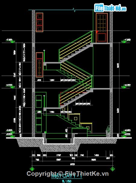 Bản vẽ nhà phố,nhà phố 3 tầng,kiến trúc 3 tầng,nhà phố 6x16m,kết cấu nhà phố 3 tầng