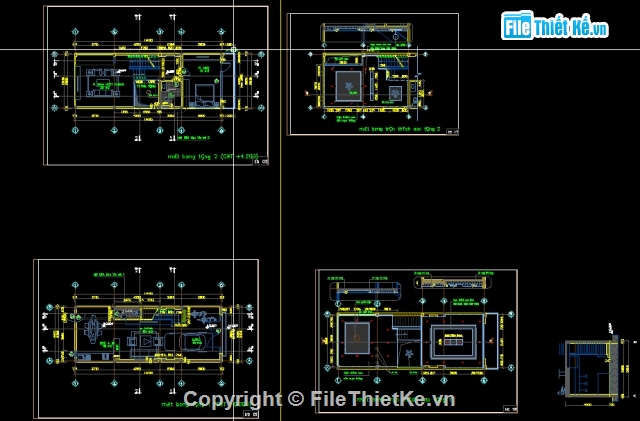 kiến trúc 5 tầng CAD,Nhà phố 4 tầng CAD,CAd kiến trúc 4 tầng,CAD Nhà phố 4 tầng,Nhà phố 4 tầng 1 tum